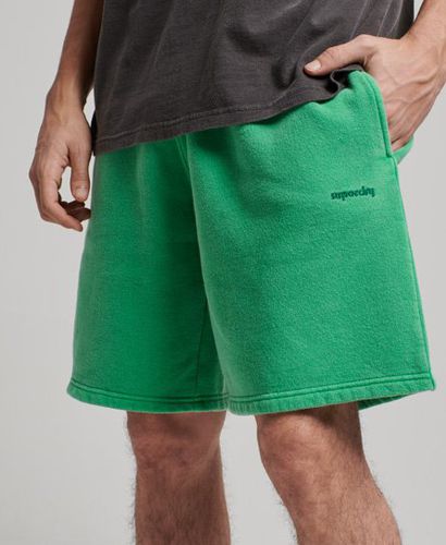 Men's Vintage Mark Shorts Green / Drop Kick Green - Size: L - Superdry - Modalova