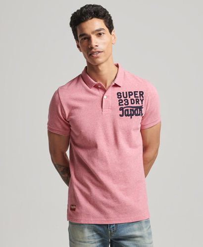 Men's Superstate Polo Shirt / Mid Grit - Size: S - Superdry - Modalova