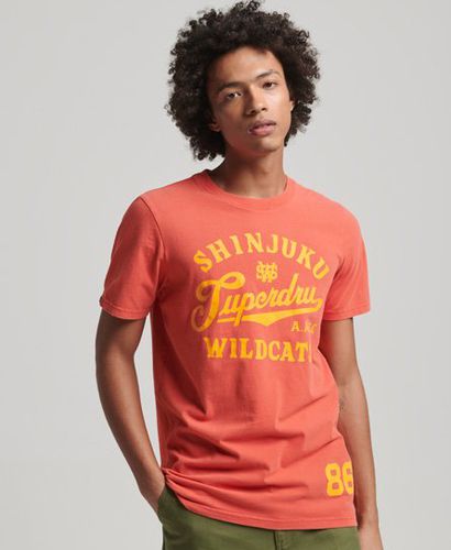 Men's Herren Vintage Home Run T-Shirt mit Logo-Druck, Größe: XL - Größe: XL - Superdry - Modalova