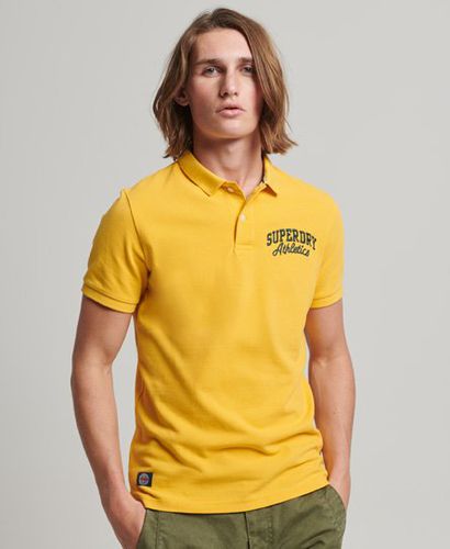 Men's Superstate Polo Shirt Yellow / Springs Yellow - Size: S - Superdry - Modalova