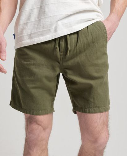 Men's Vintage Overdyed Shorts / Olive Khaki - Size: M - Superdry - Modalova
