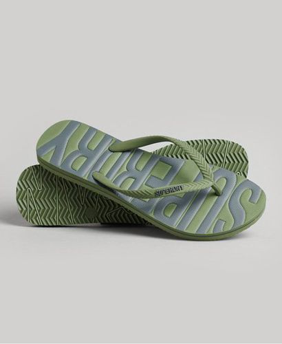 Women's Vintage Flip Flops Green / Olive Khaki - Size: L - Superdry - Modalova