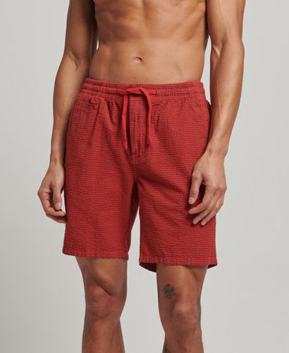 Men's Check Overdyed Shorts, Red, Size: XXL - Superdry - Modalova