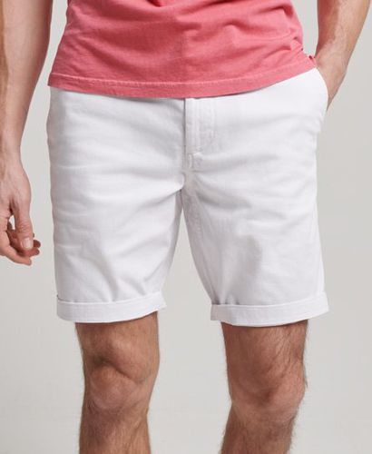 Men's Vintage International Shorts White / Optic - Size: 32 - Superdry - Modalova