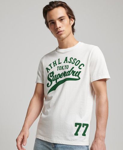 Men's Vintage Home Run T-Shirt Cream / Ecru - Size: S - Superdry - Modalova