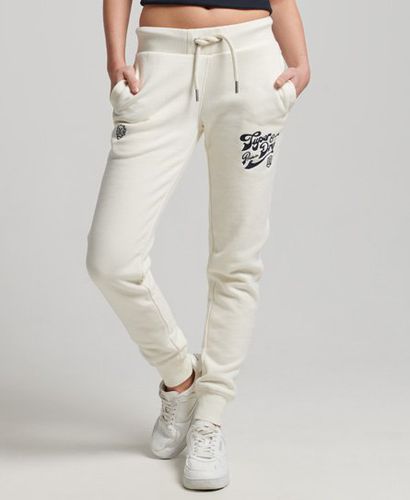 Women's Pride In Craft Joggers Cream / Ecru - Size: 16 - Superdry - Modalova