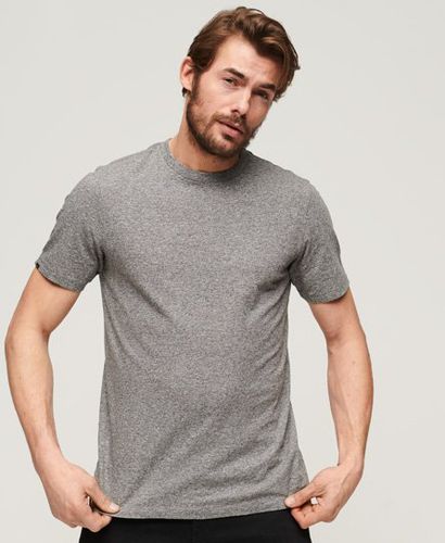 Men's Slub T-Shirt Grey / Graphite Grey Grit - Size: S - Superdry - Modalova