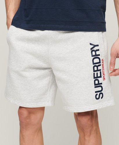 Men's Herren Locker Geschnittene Sportswear Shorts mit Logodruck, Größe: L - Größe: L - Superdry - Modalova