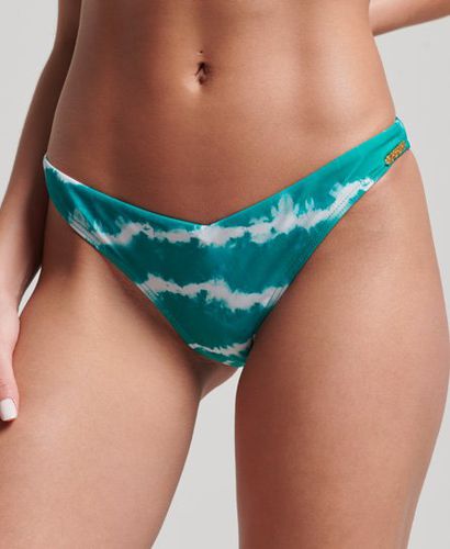 Women's Tie Dye Bikini Briefs Green / Tie Dye Green - Size: 14 - Superdry - Modalova