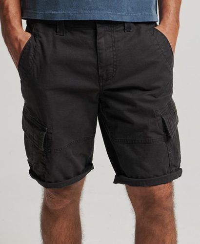 Men's Classic Organic Cotton Core Cargo Shorts, Black, Size: 32 - Superdry - Modalova