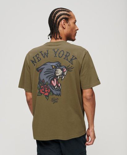 Men's T-Shirt mit Tattoo-Grafik - Größe: M - Superdry - Modalova