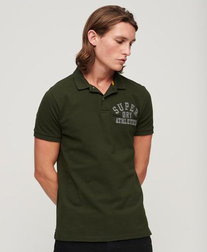 Men's Superstate Polo Shirt Green / Surplus Goods Olive - Size: L - Superdry - Modalova