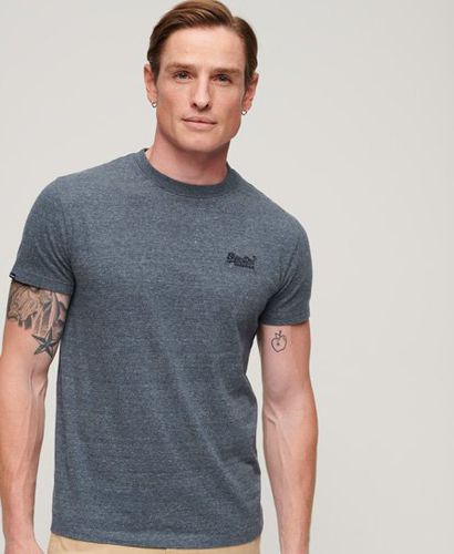 Men's Organic Cotton Essential Logo T-Shirt / Marl - Size: S - Superdry - Modalova