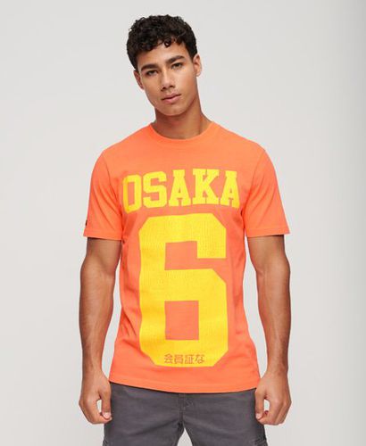 Men's Osaka Neon Graphic T-Shirt / Shocker - Size: L - Superdry - Modalova