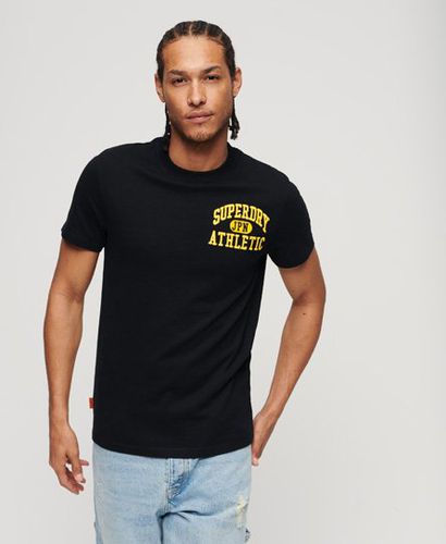 Men's Embroidered Superstate Athletic Logo T-Shirt Black - Size: S - Superdry - Modalova