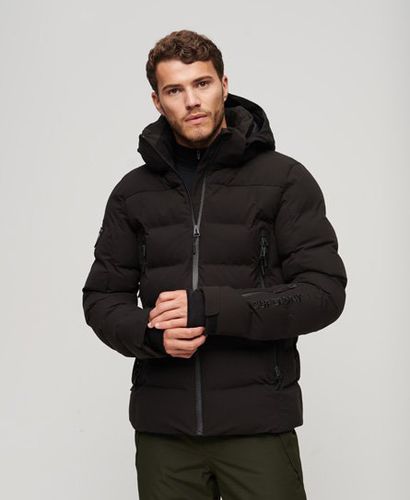 Men's Sport Ski Radar Luxe Puffer Jacket Black - Size: L - Superdry - Modalova