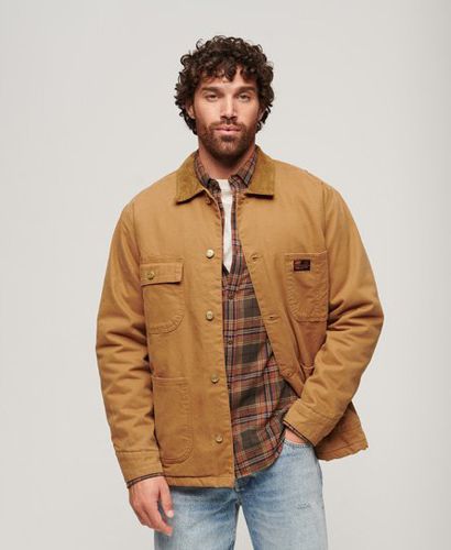 Men's Surplus Chore Jacke mit Vier Taschen - Größe: Xxl - Superdry - Modalova