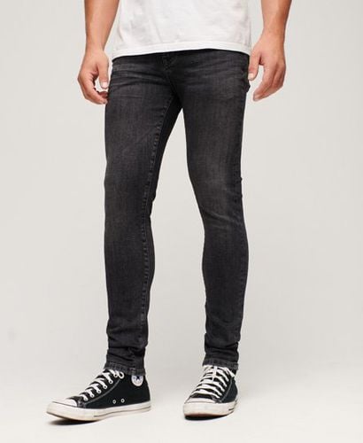 Men's Vintage Skinny Jeans Black / Newark Washed Black - Size: 28/32 - Superdry - Modalova