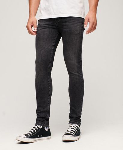 Men's Vintage Skinny Jeans Black / Newark Washed Black - Size: 30/32 - Superdry - Modalova