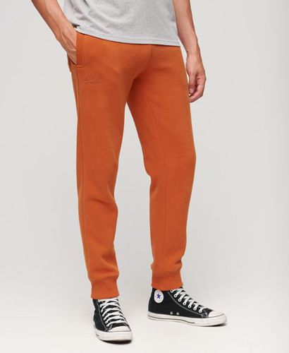 Men's Essential Logo Joggers Orange / Denim Co Rust Orange - Size: L - Superdry - Modalova
