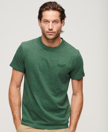 Men's Organic Cotton Essential Logo T-Shirt / Heritage Pine - Size: L - Superdry - Modalova
