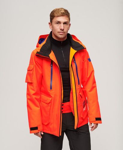 Men's Sport Ski Ultimate Rescue Jacket Orange / Neon Sun Orange - Size: L - Superdry - Modalova