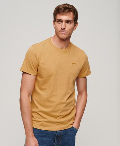 Men's Organic Cotton Essential Small Logo T-Shirt / Ochre Marl - Size: Xxxl - Superdry - Modalova