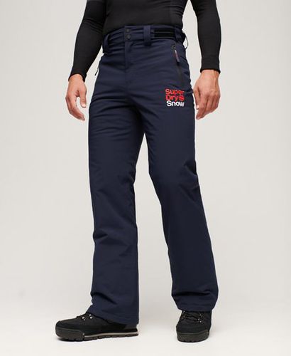 Men's Sport Slim Ski Trousers Navy / Rich Navy - Size: L - Superdry - Modalova