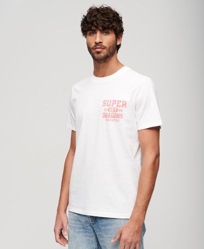 Men's Chinese New Year Graphic T-Shirt White / Optic - Size: L - Superdry - Modalova