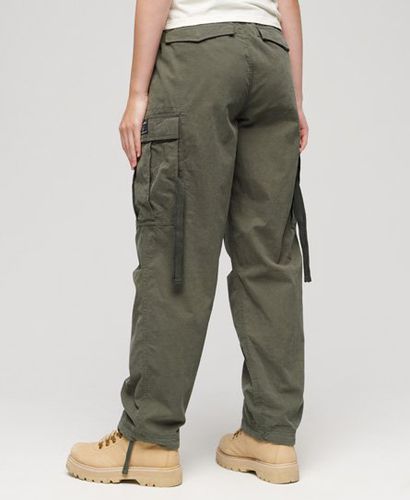 Women's Parachute Grip Pants / Olive Night - Size: 28/30 - Superdry - Modalova