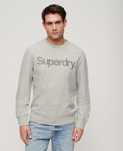 Men's City Loose Crew Sweatshirt / Athletic Marl - Size: XL - Superdry - Modalova