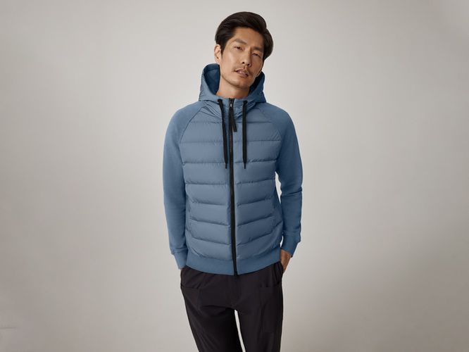 Giubbino con cappuccio con zip intera Huron HyBridge® (Uomo, , XXL) - Canada Goose - Modalova