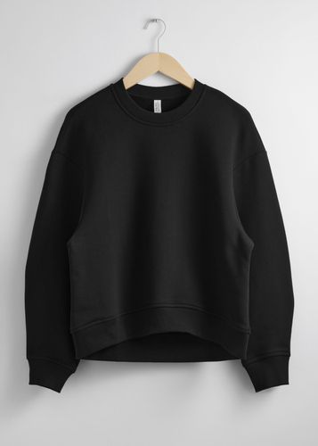 Oversized-Sweatshirt Schwarz, Sweatshirts in Größe XS. Farbe: - & Other Stories - Modalova