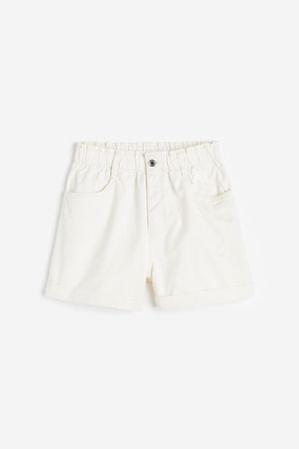 Shorts High Waist Weiß in Größe XXL. Farbe: - H&M - Modalova