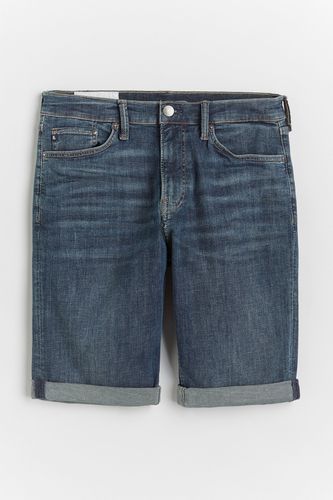 Freefit® Slim Denim Shorts Dunkelblau in Größe W 40. Farbe: - H&M - Modalova
