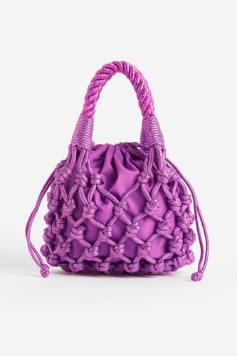 Kleine geknüpfte Pouch-Tasche Lila, Taschen mit Griff in Größe Onesize. Farbe: - H&M - Modalova