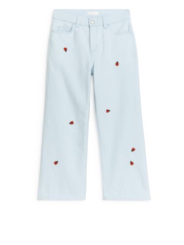 Bestickte Jeans Blau, Hosen in Größe 110. Farbe: - Arket - Modalova