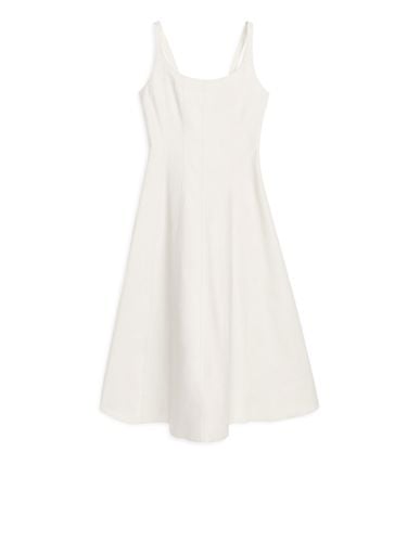 Kleid mit U-Ausschnitt Weiß, Alltagskleider in Größe 44. Farbe: - Arket - Modalova