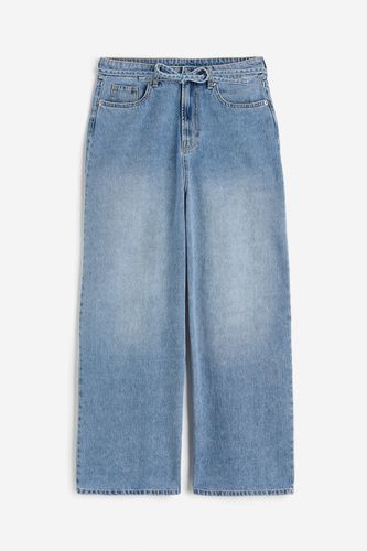 S Baggy Regular Jeans Helles Denimblau in Größe 46. Farbe: - H&M - Modalova