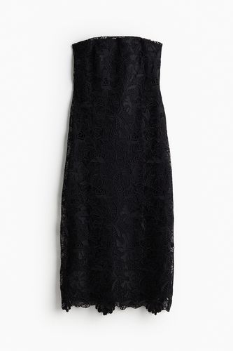 Bandeau-Kleid aus Spitze Schwarz, Party kleider in Größe S. Farbe: - H&M - Modalova