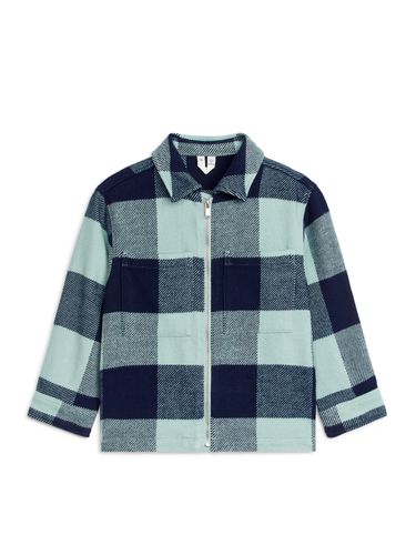 Overshirt mit Reißverschluss Mintgrün/Dunkelblau, Hemden & Blusen in Größe 140. Farbe: - Arket - Modalova