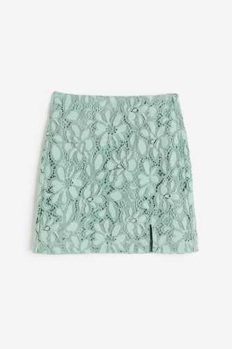 Minirock aus Spitze Mintgrün, Röcke in Größe 36. Farbe: - H&M - Modalova