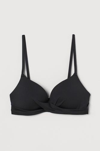 Push-up-Bikinitop Schwarz, Bikini-Oberteil in Größe 85D. Farbe: - H&M - Modalova