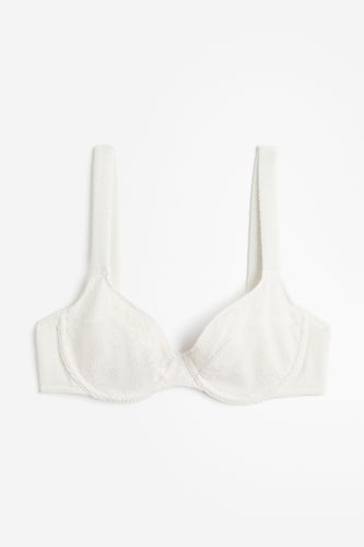 Unwattiertes Bikinitop Weiß, Bikini-Oberteil in Größe 80A. Farbe: - H&M - Modalova