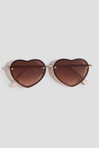 Herzförmige Sonnenbrille Hellrosa, Sonstige Accessoires in Größe 134/170. Farbe: - H&M - Modalova