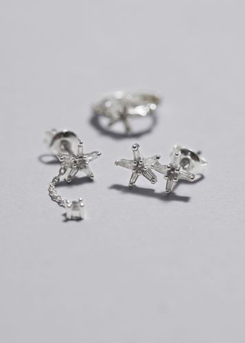Ohrring-Set mit Sternenverzierung Silber, Ohrringe in Größe Onesize. Farbe: - & Other Stories - Modalova