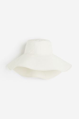 Bucket Hat aus Baumwolle Weiß, Hut in Größe M/56. Farbe: - H&M - Modalova