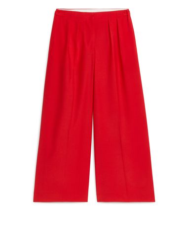 Legere Hose aus einer Wollmischung Rot, Chinohosen in Größe 38. Farbe: - Arket - Modalova