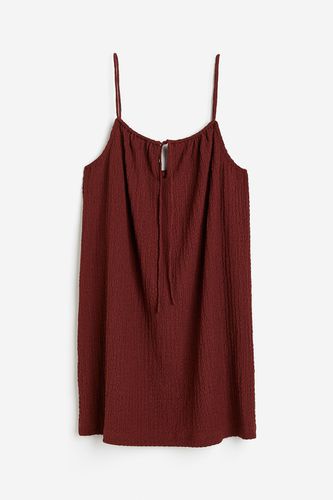 Gecrinkeltes Jerseykleid Braun, Alltagskleider in Größe M. Farbe: - H&M - Modalova