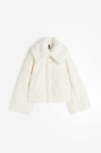 Jacke aus Teddyfleece Naturweiß, Jacken in Größe S. Farbe: - H&M - Modalova